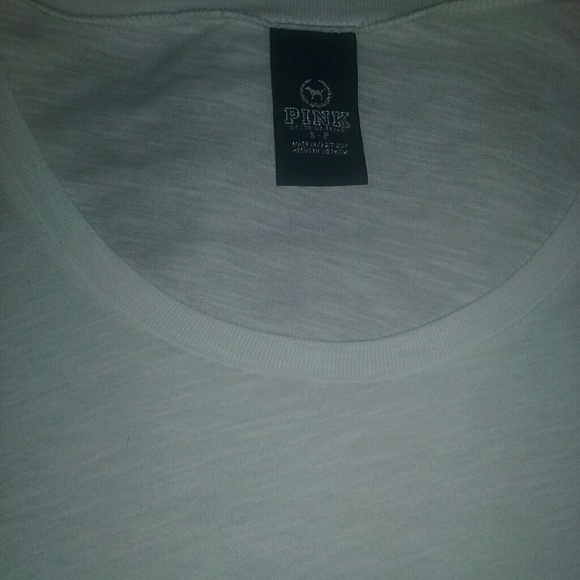 Victoria Secret S/P Blue/Silver Sequin Sleeve Tee - Picture 6 of 8